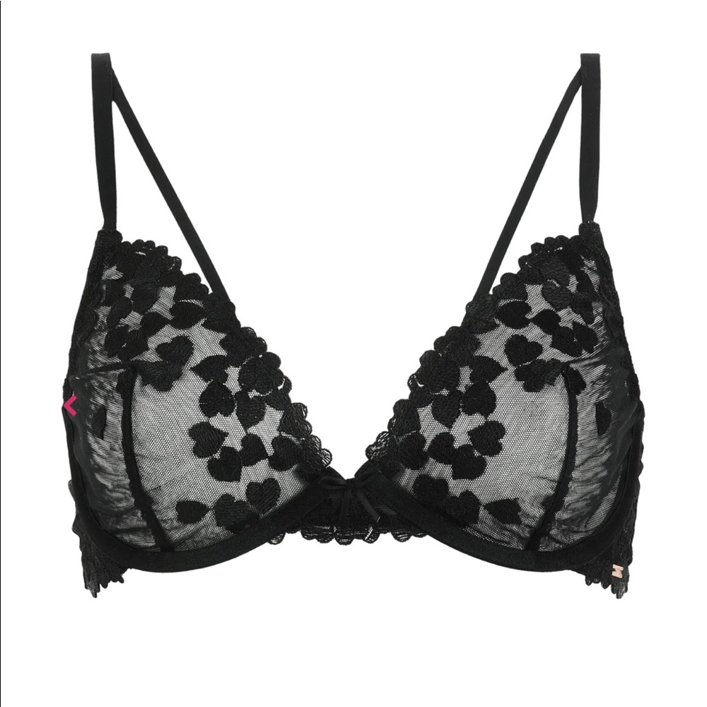 Love Vera underwire bra new never worn. 36f 36ddd black